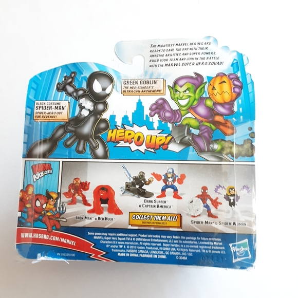 Black Costume Spider-Man & Green Goblin Action Figure - Picture 5 of 5